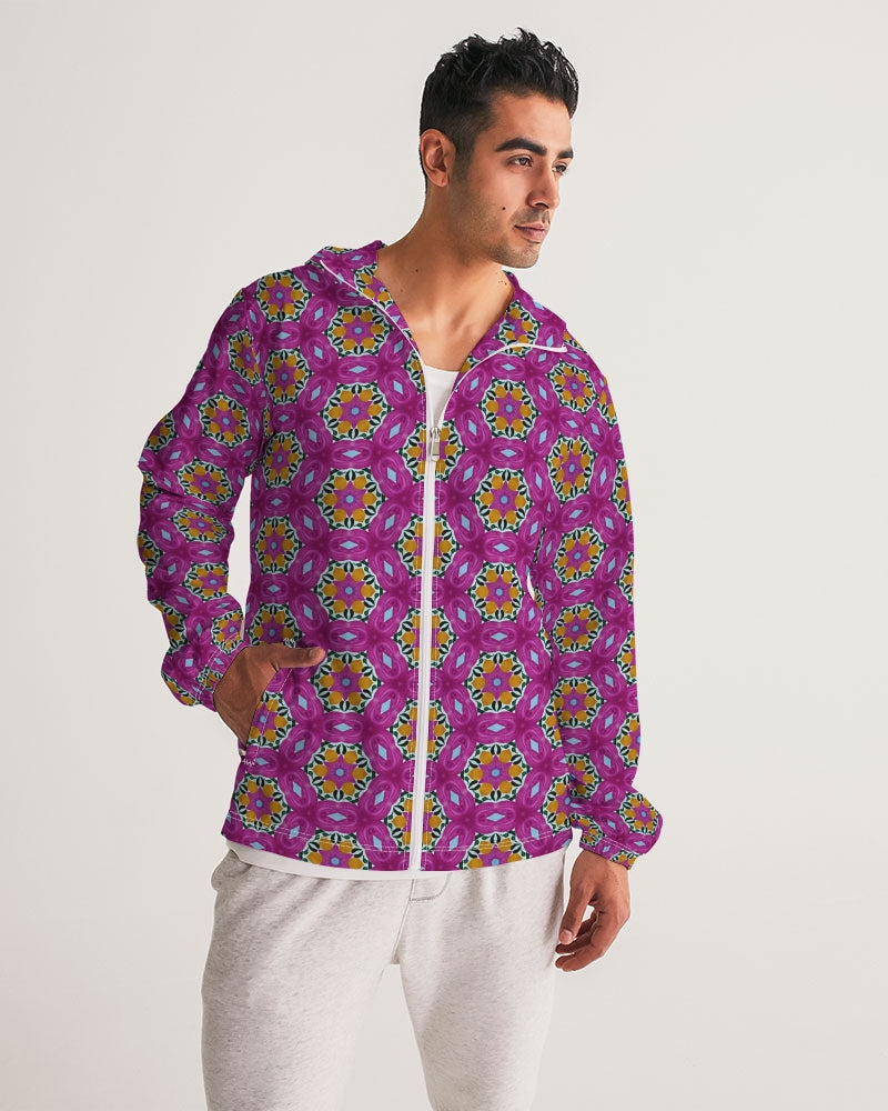 Give Love Men's All-Over Print Windbreaker