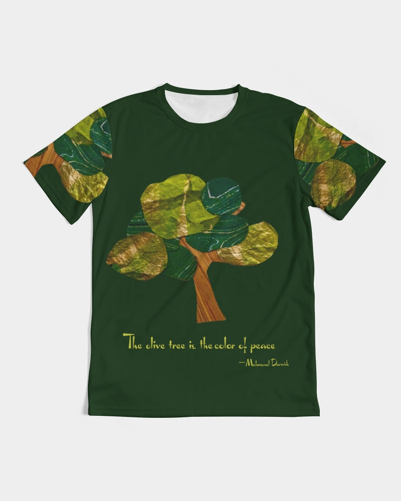 The Olive Tree is the Color of Peace T shirt Men's All-Over Print Tee