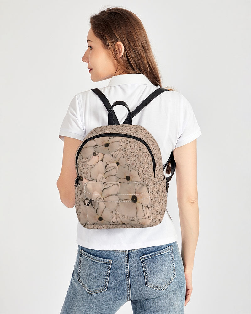 Blossoms Mini Canvas Backpack