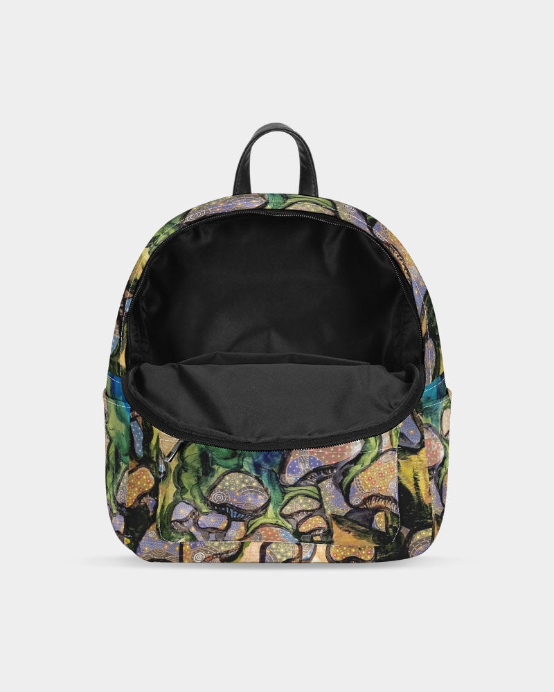 Mushrooms are Magic! Mini Canvas Backpack