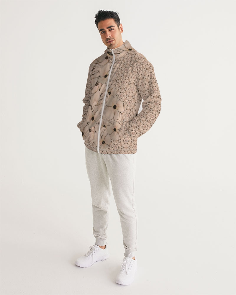 Blossoms Men's All-Over Print Windbreaker