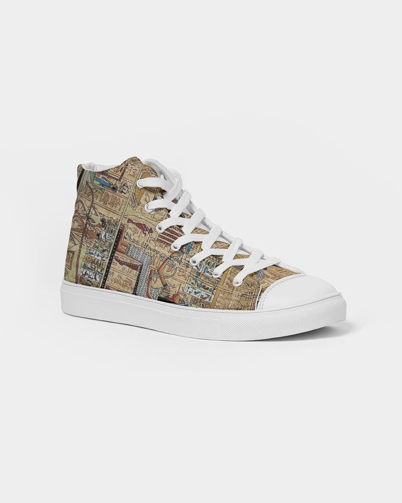 Walk like an Egyptian Men's Hightop Canvas Shoe