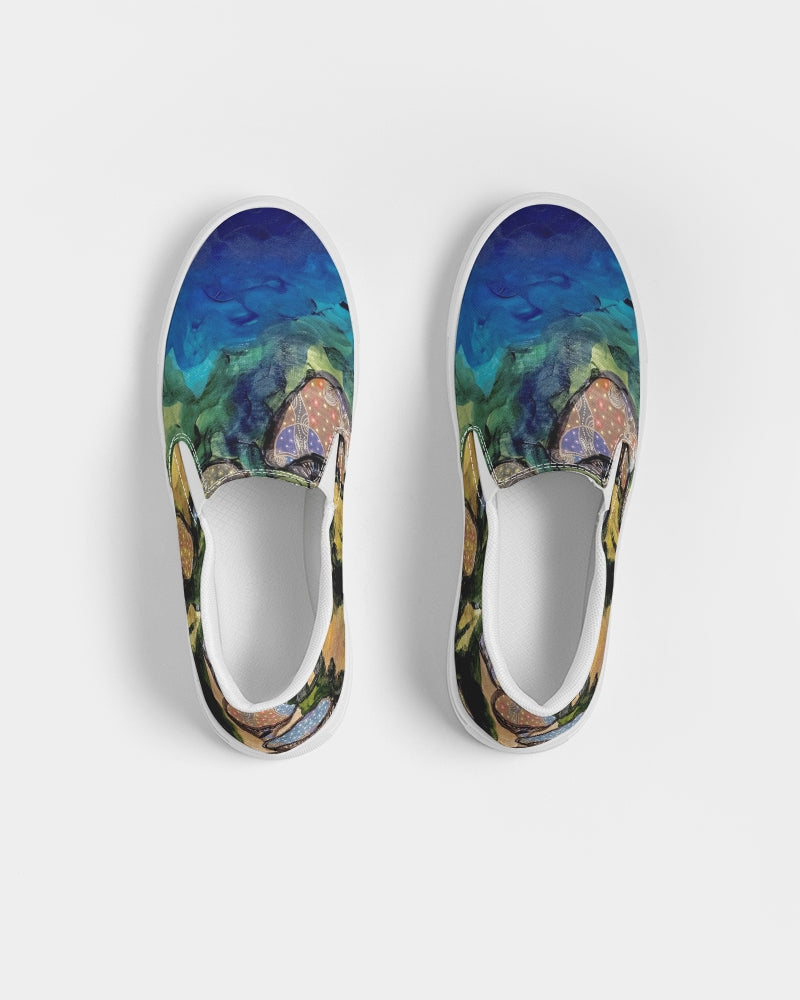 Mushrooms are Magic! Women's Slip-On Canvas Shoe