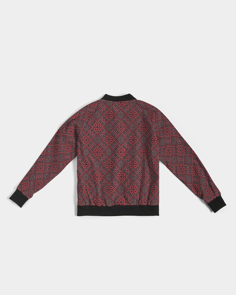 Palestinian @ Heart Women's All-Over Print Bomber Jacket