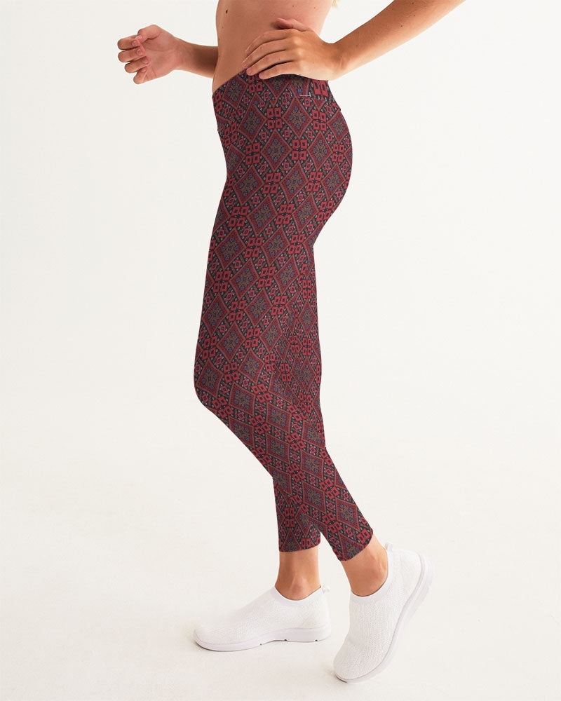Palestinian @ Heart Women's All-Over Print Yoga Pants
