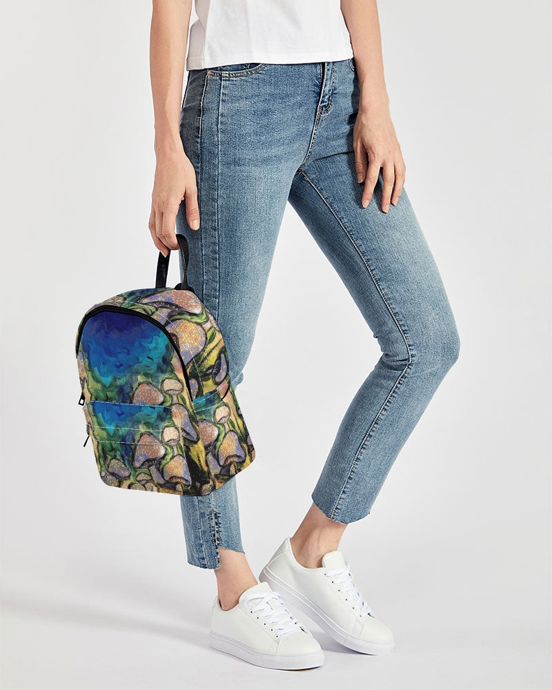 Mushrooms are Magic! Mini Canvas Backpack
