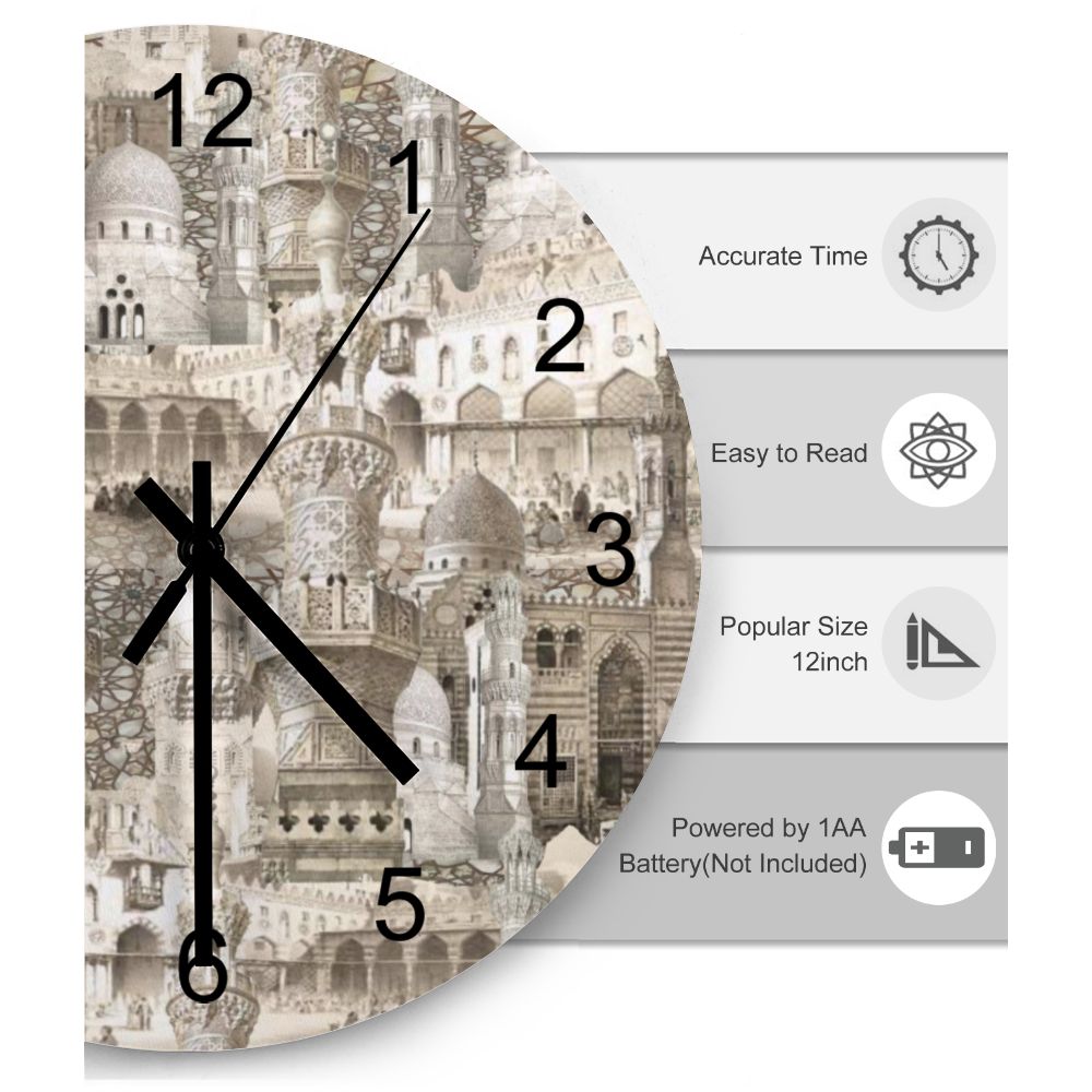 Simple acrylic wall clock