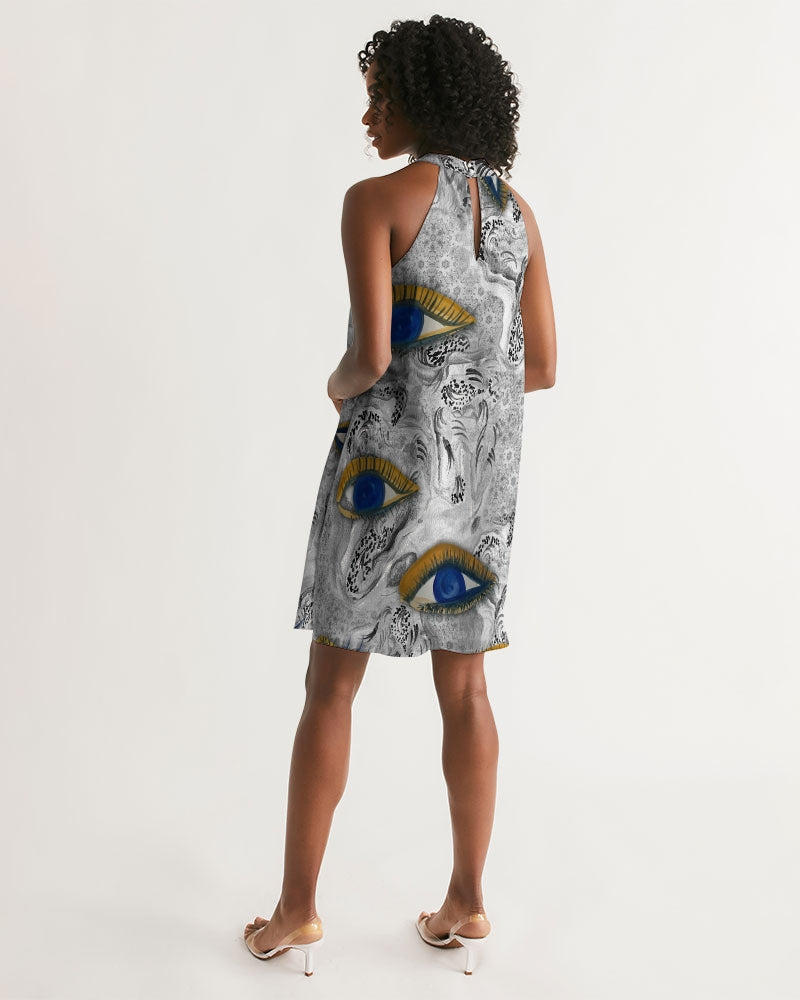 So Much to See Women's Halter Dress