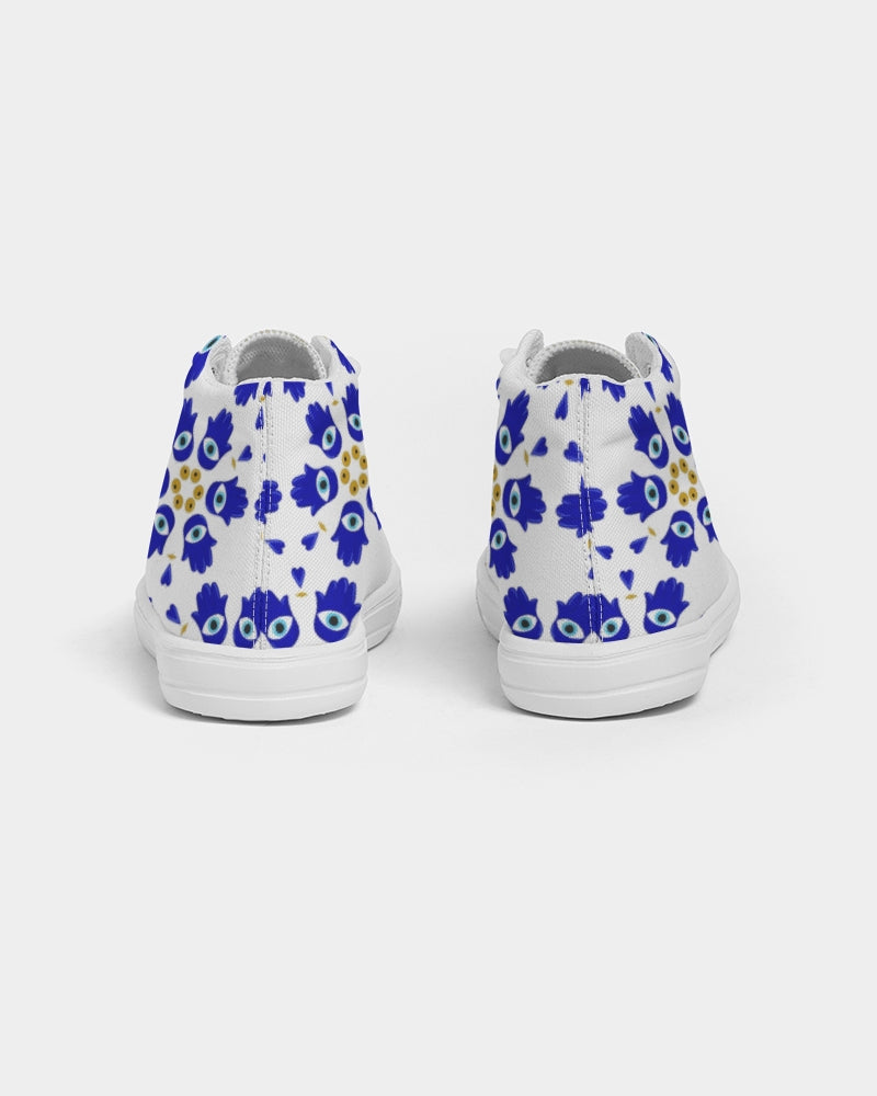 Hamsa - Hand of Fatima Kids Hightop Canvas Shoe