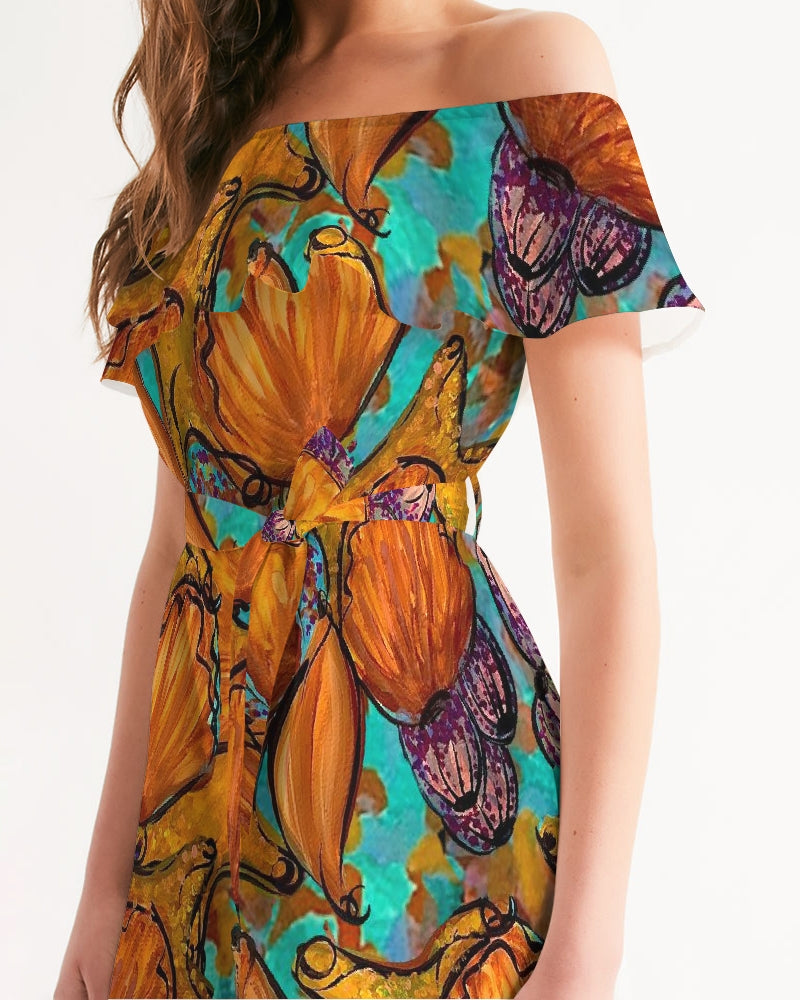 Starfish Women's Off-Shoulder Dress