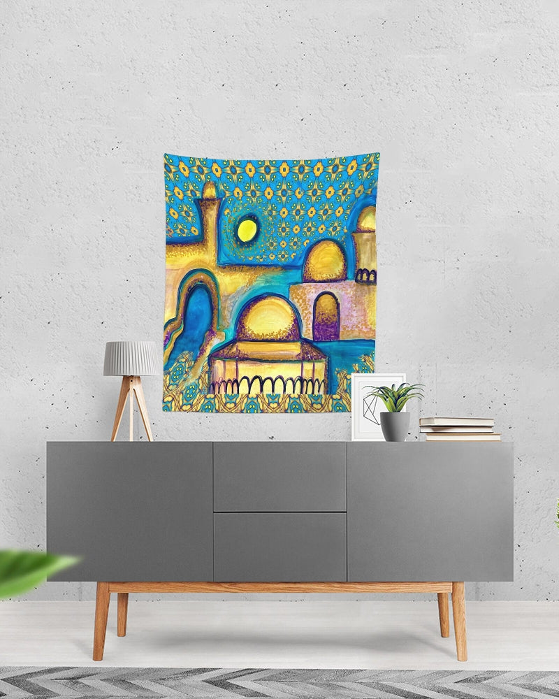 Jerusalem Sunshine Tapestry 51"x60"