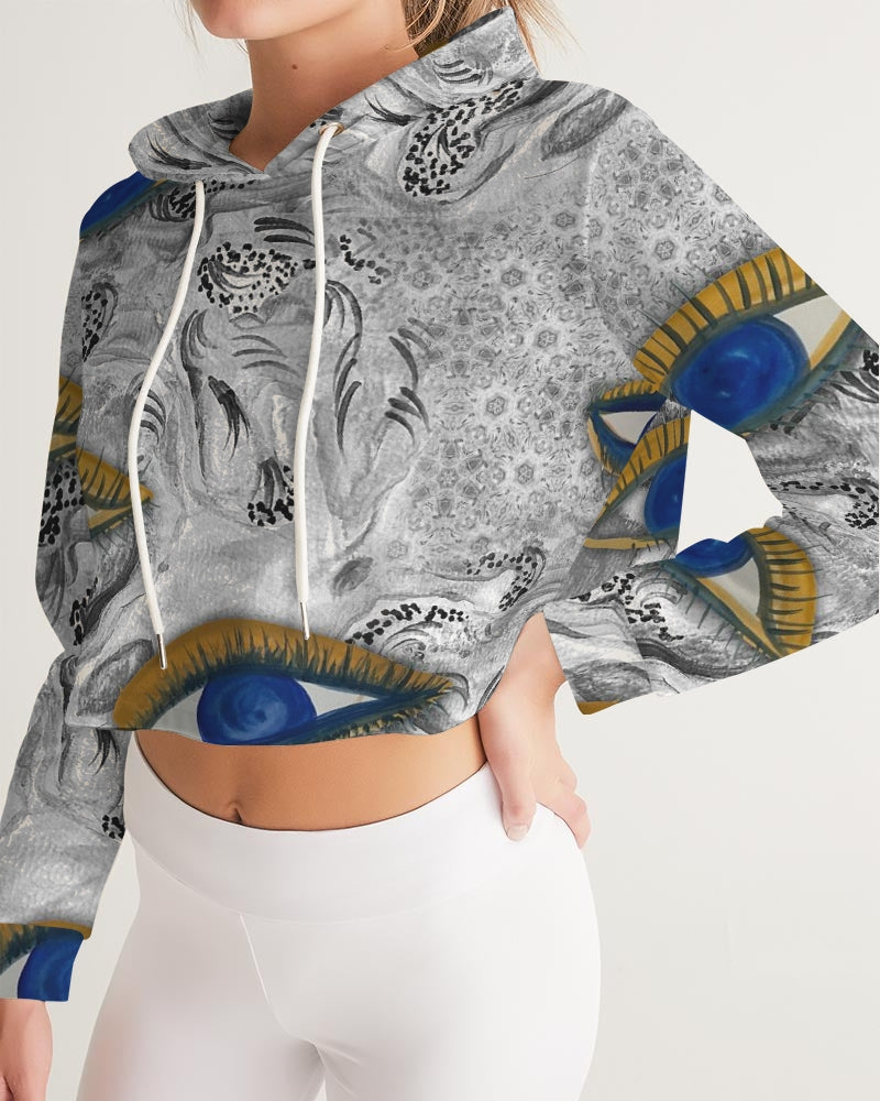 So Much to See Women's Cropped Hoodie