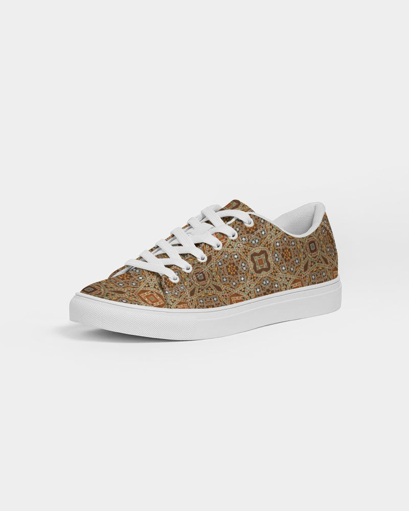 Syrian Mosaic Men's Faux-Leather Sneaker