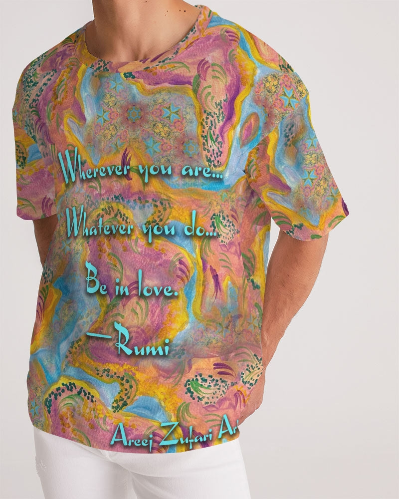Around the world Men's Premium Heavyweight Tee