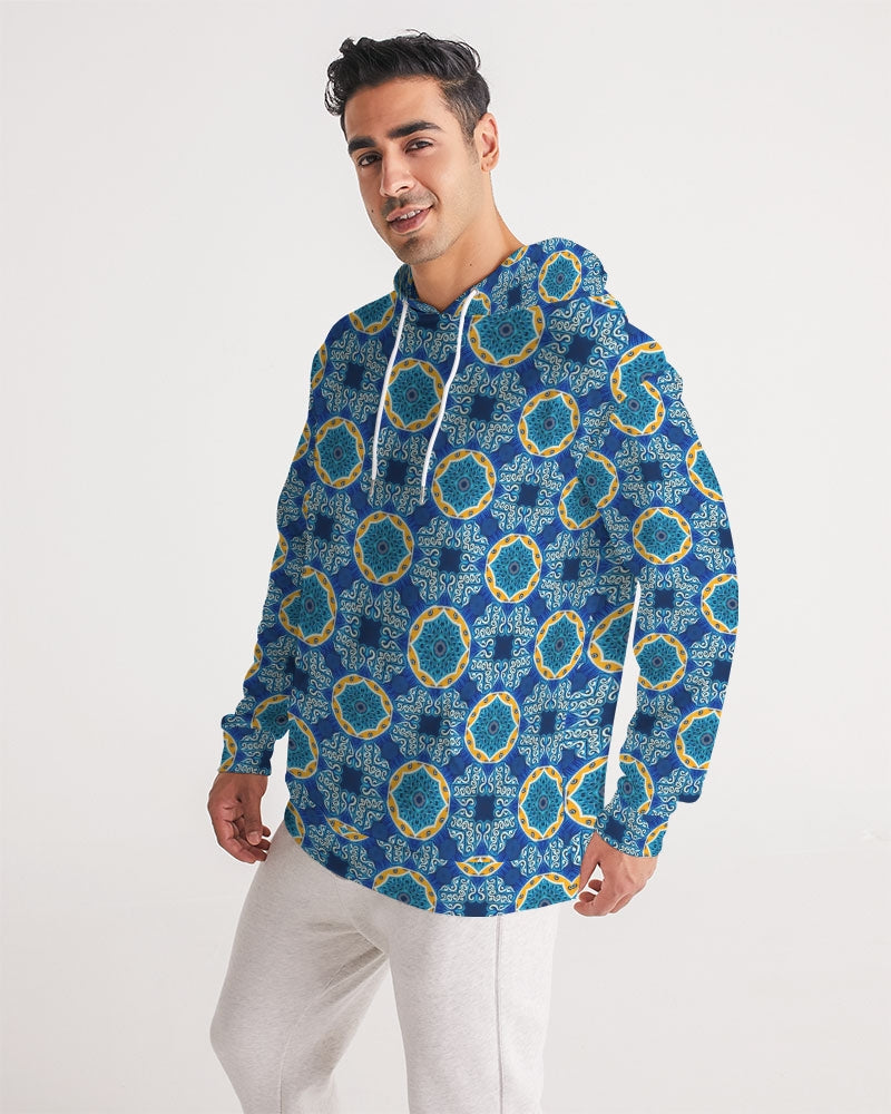 Blue Mosaic Men's Hoodie