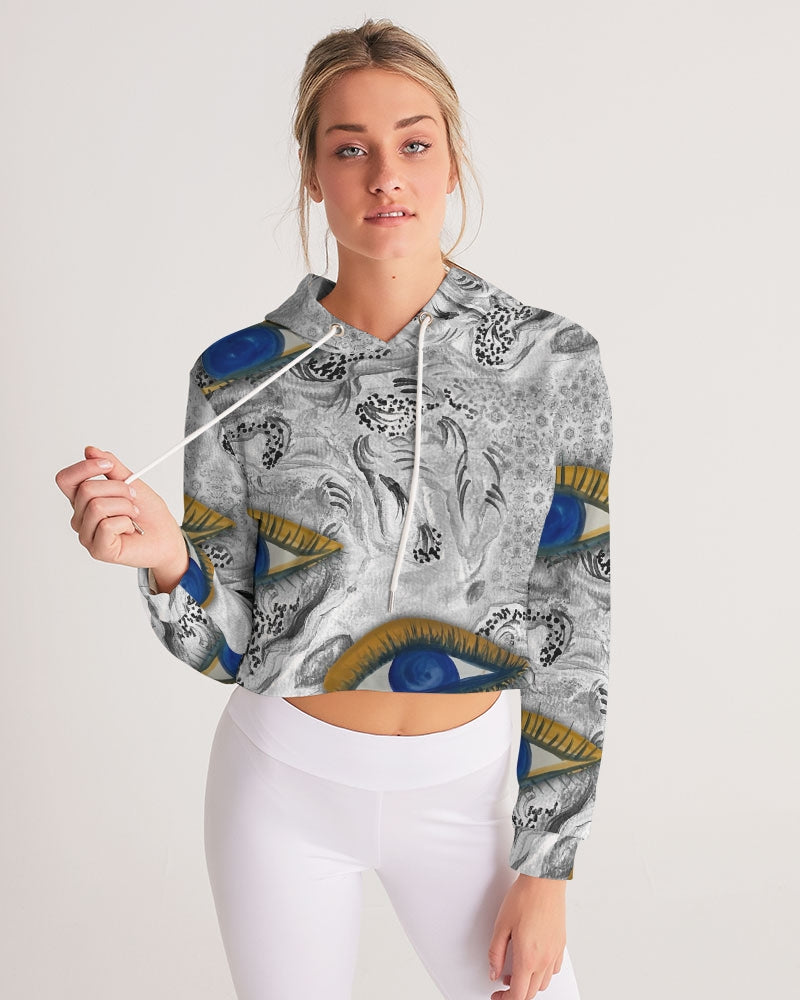 So Much to See Women's Cropped Hoodie