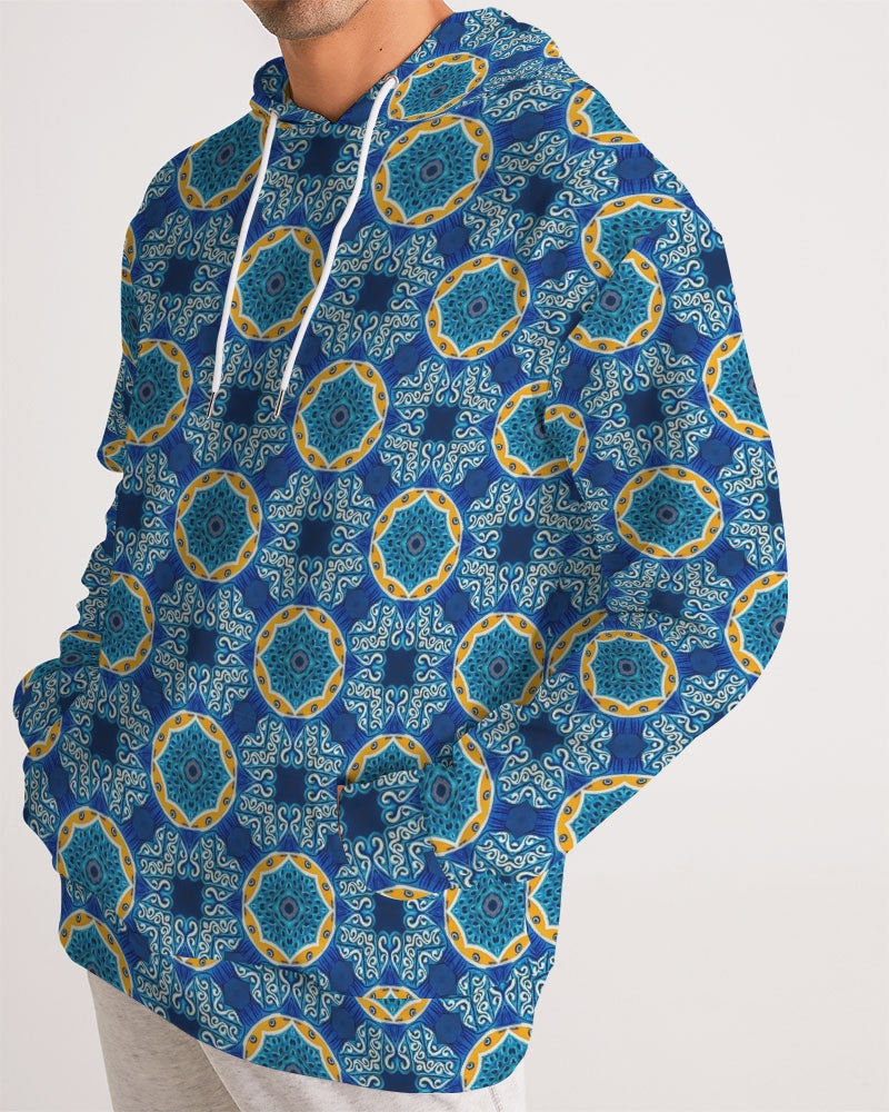 Blue Mosaic Men's Hoodie