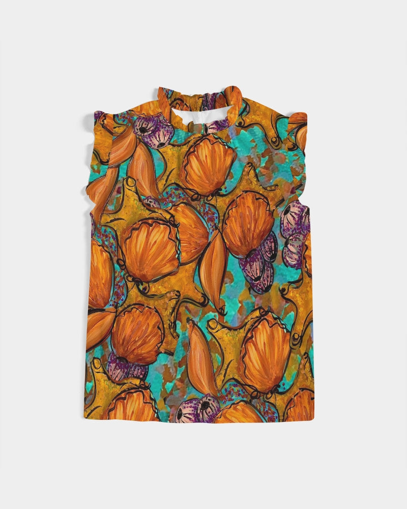 Starfish Women's Ruffle Sleeve Top