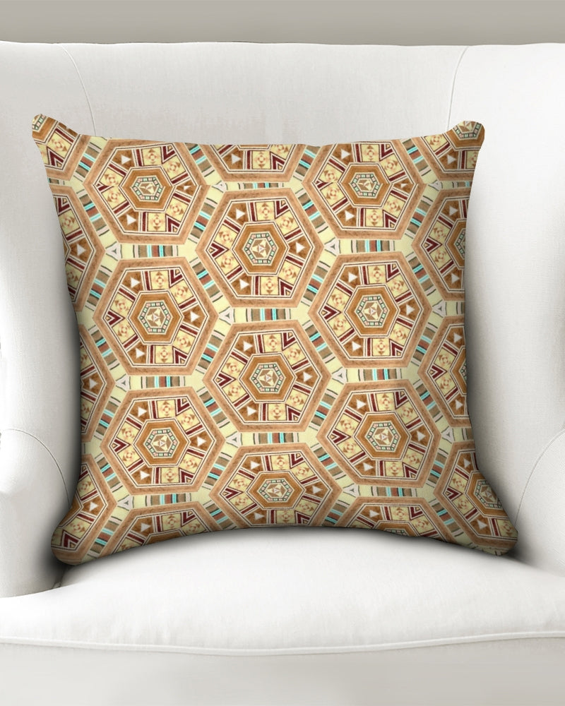 Middle Eastsern Mosaic Throw Pillow Case 18"x18"