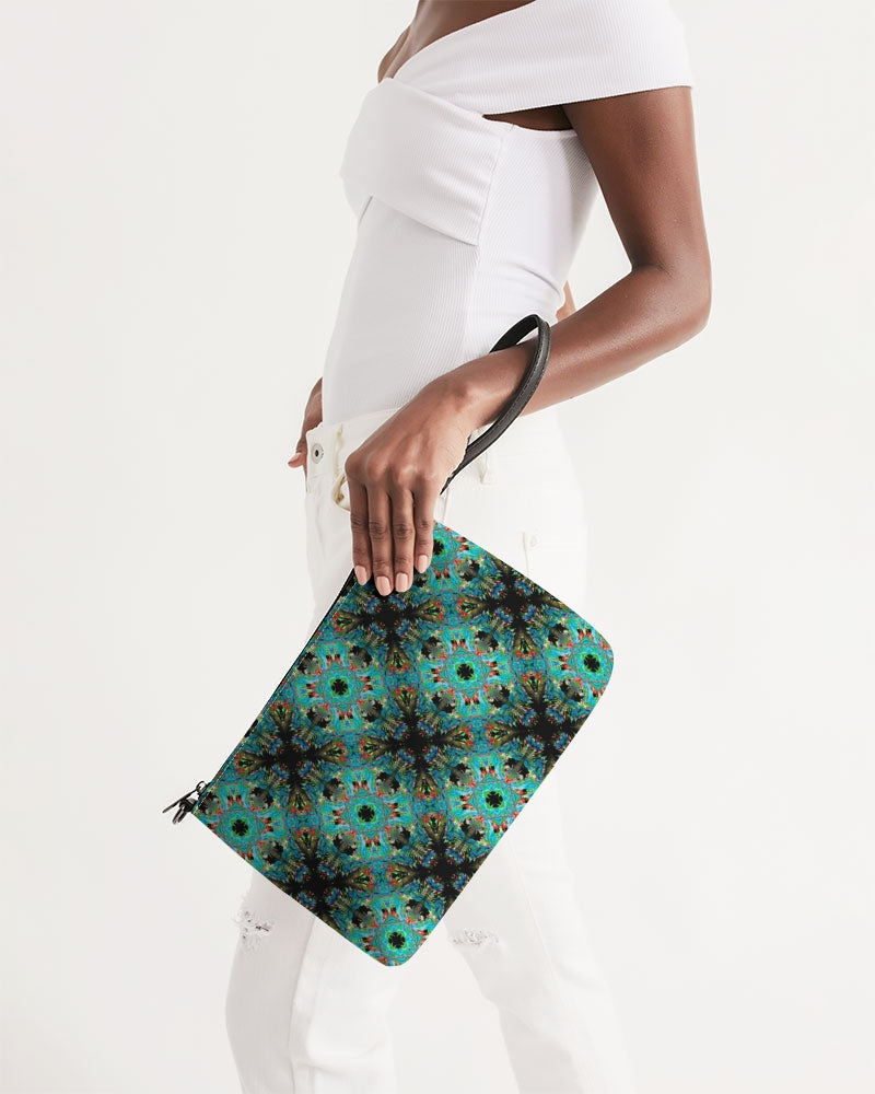 Turquoise Palm Daily Zip Pouch