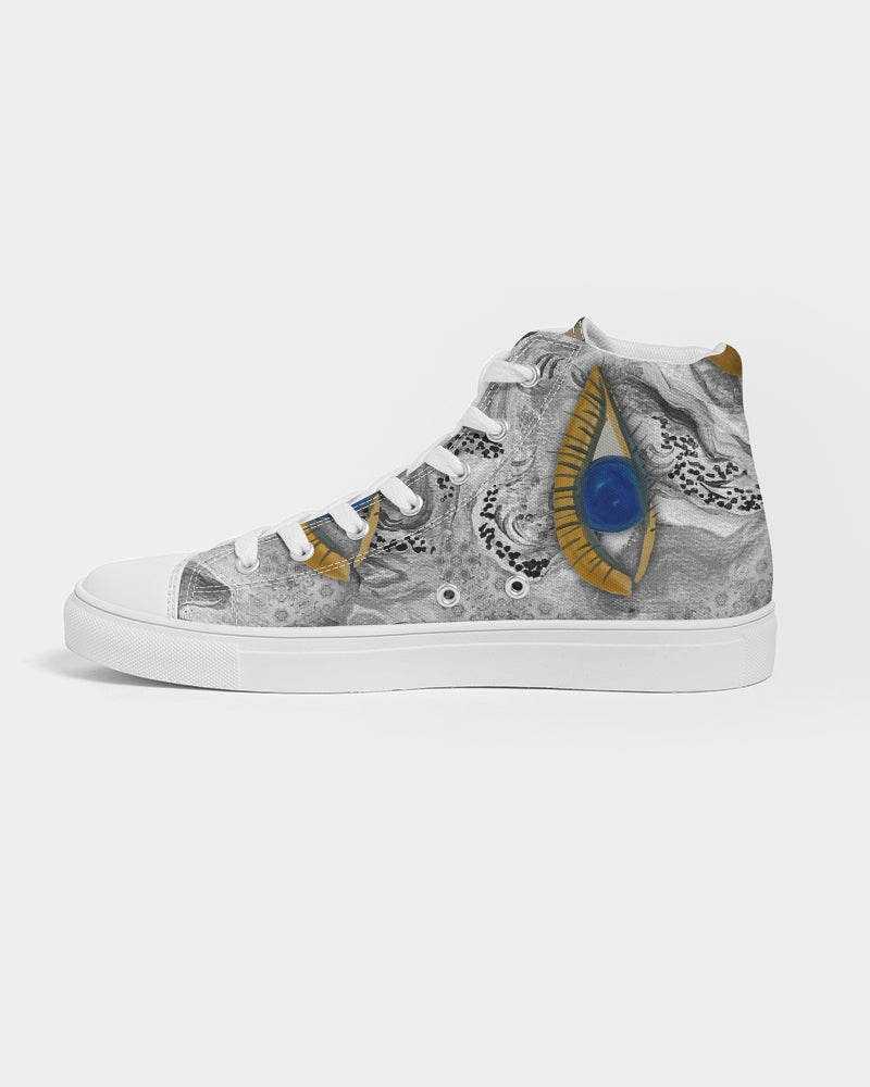So Much to See Women's Hightop Canvas Shoe