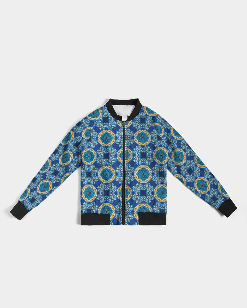 Blue Mosaic Women's Bomber Jacket