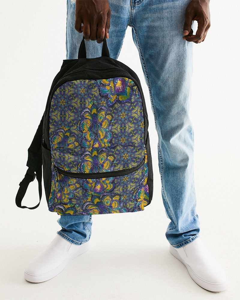 Purple Improvisation Small Canvas Backpack