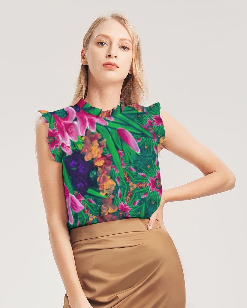 Stargazing Women's Ruffle Sleeve Top
