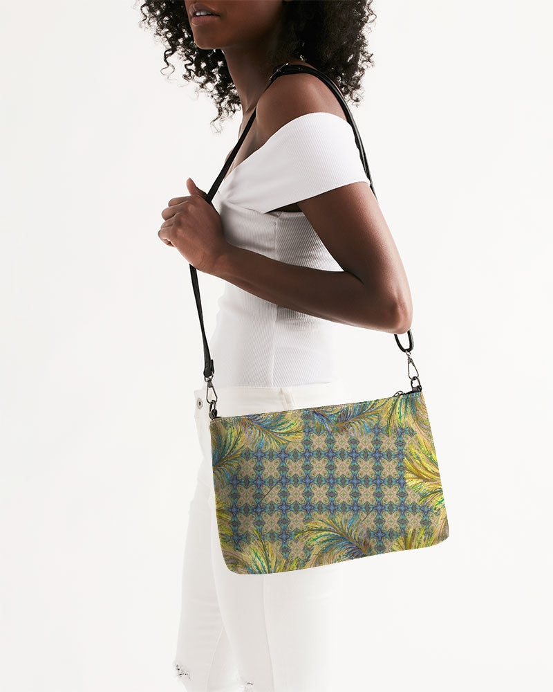 Yellow Wisps Mosaic Daily Zip Pouch