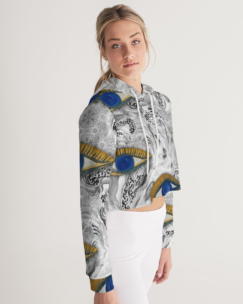 So Much to See Women's Cropped Hoodie