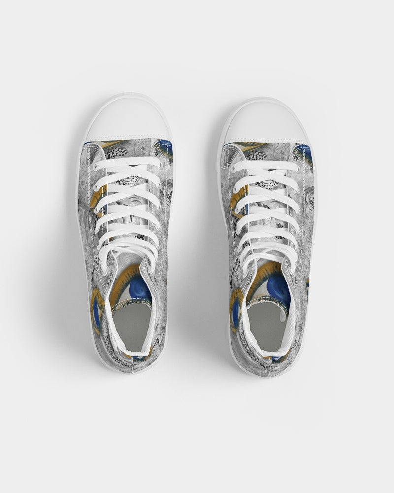 So Much to See Men's Hightop Canvas Shoe