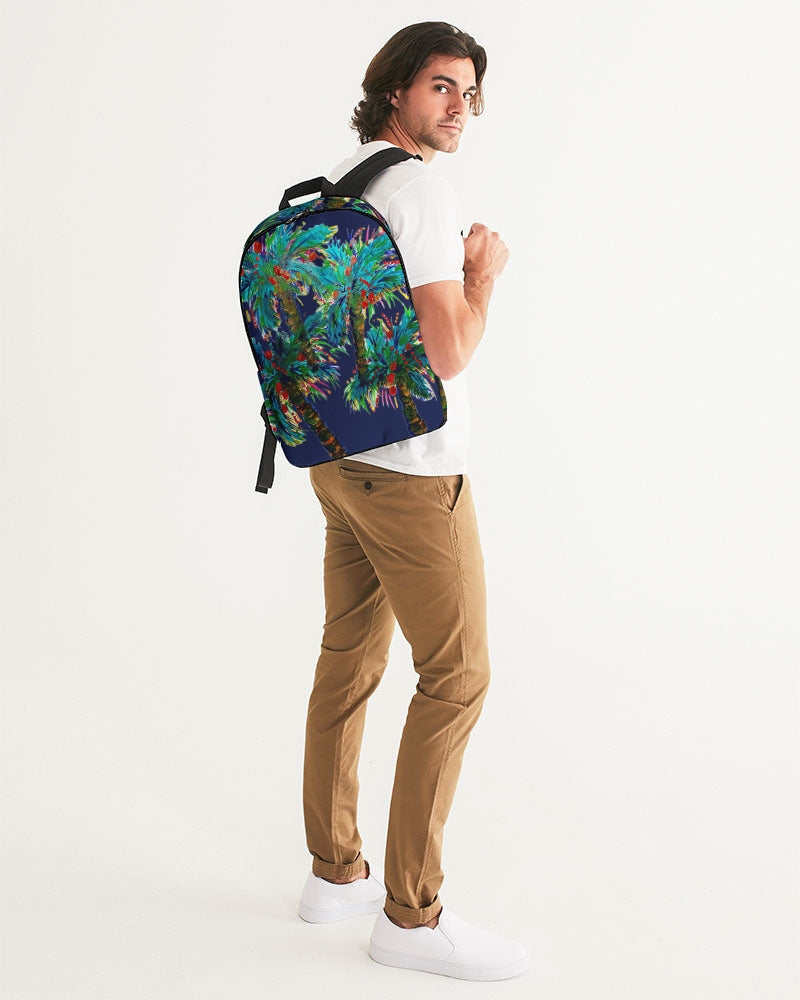 Palm Tree Oasis Large Backpack