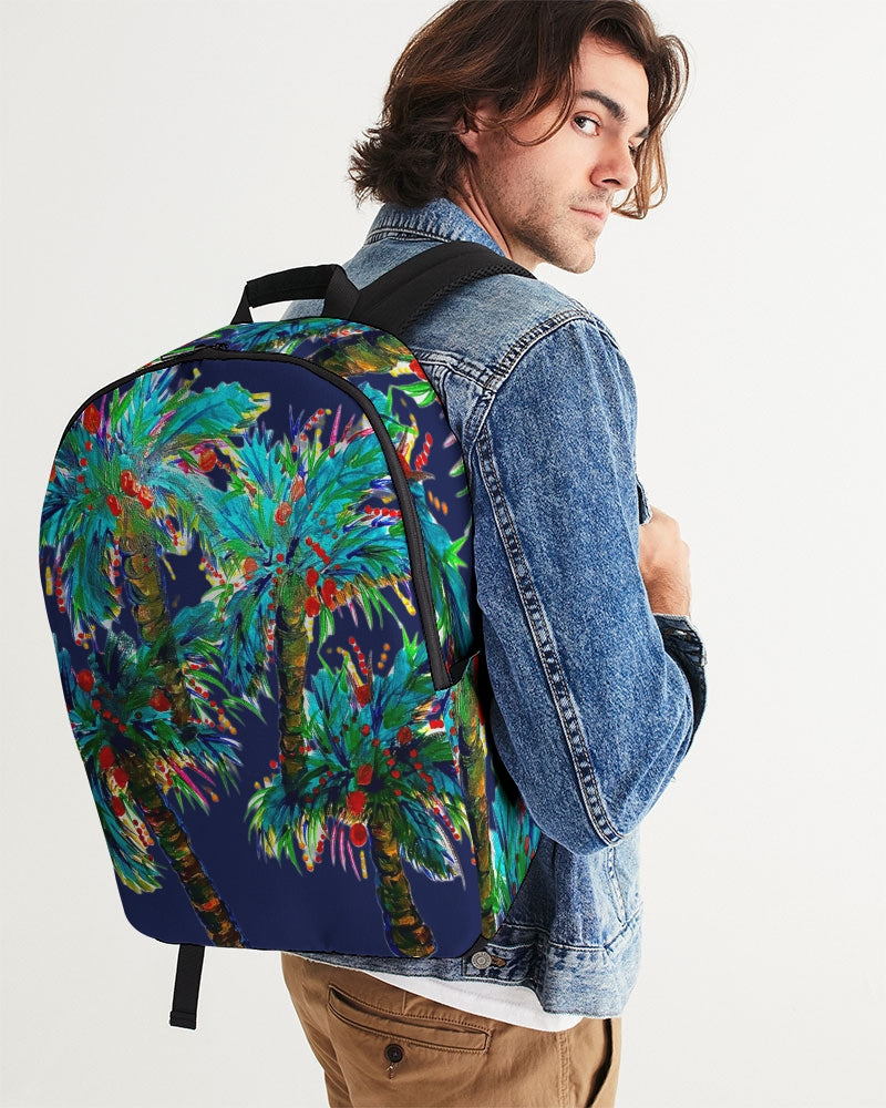 Palm Tree Oasis Large Backpack