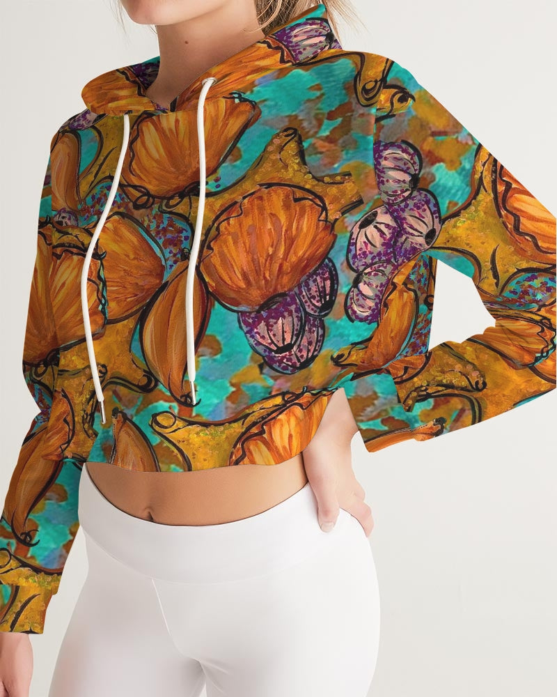 Starfish Women's Cropped Hoodie