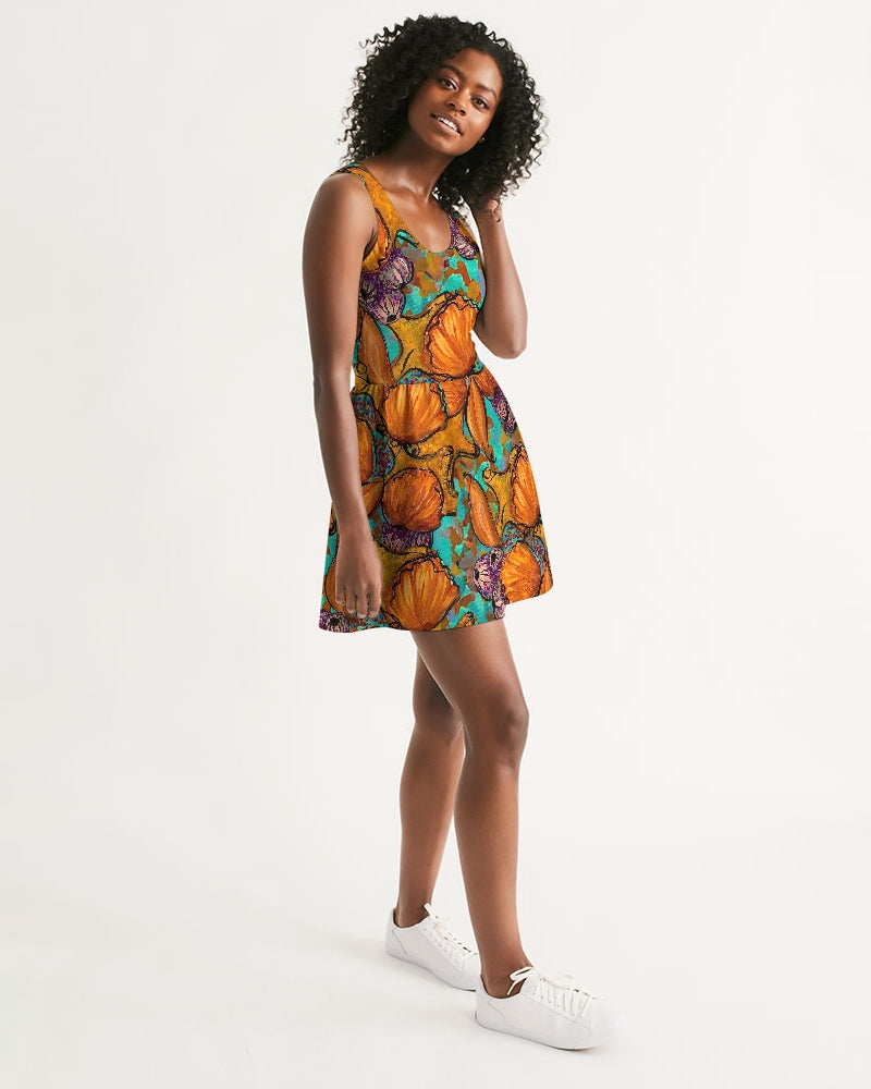 Starfish Women's Scoop Neck Skater Dress
