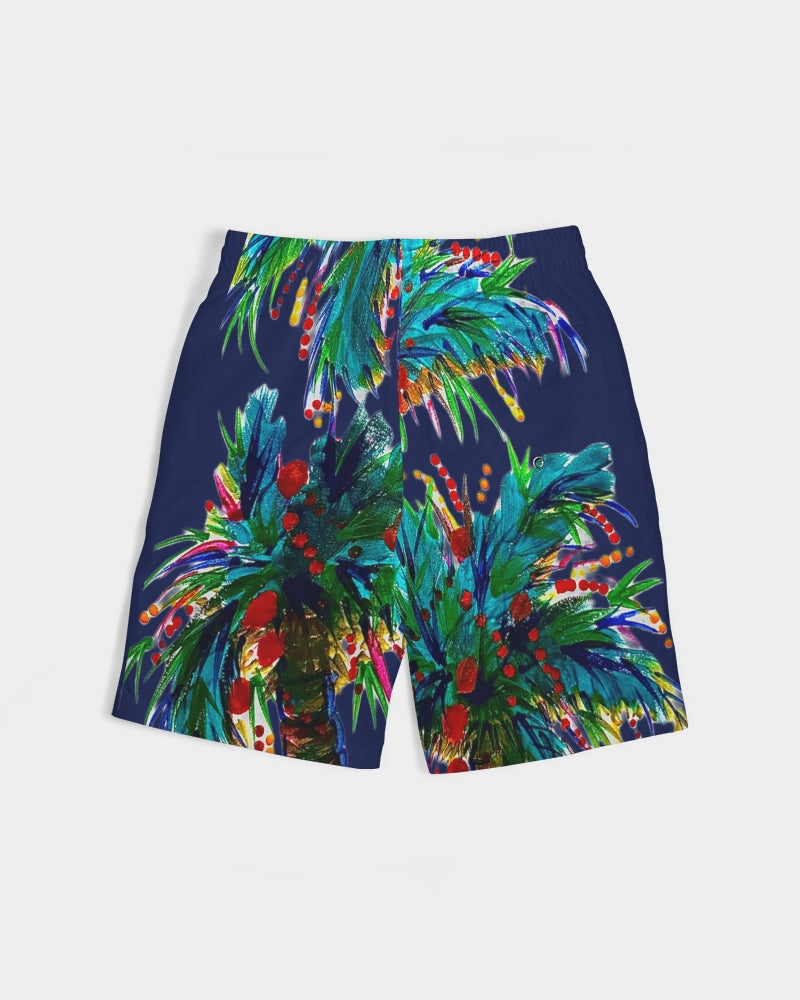 Palm Tree Oasis Boys Swim Trunk