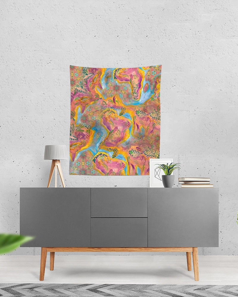 Around the world Tapestry 51"x60"