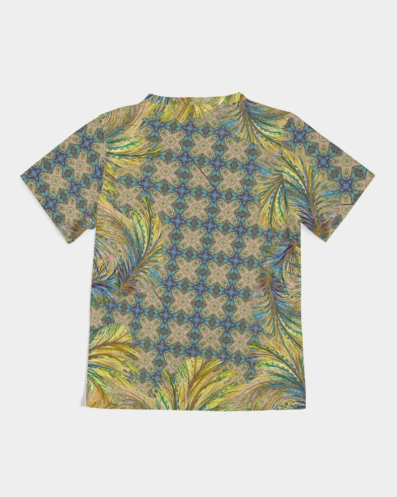 Yellow Wisps Mosaic Kids Tee