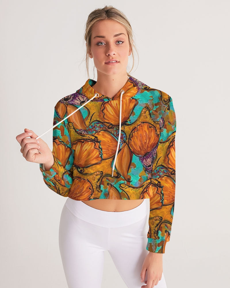 Starfish Women's Cropped Hoodie