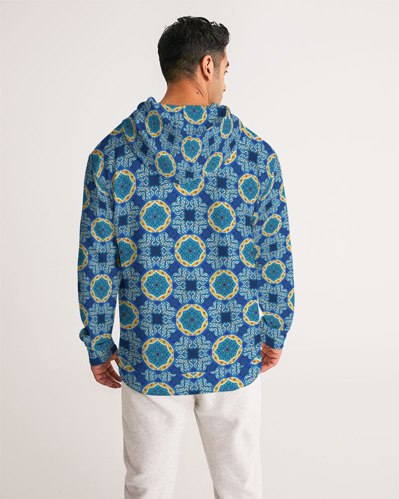 Blue Mosaic Men's Hoodie