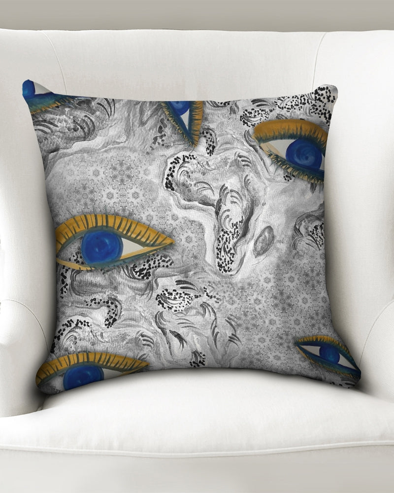 So Much to See Throw Pillow Case 18"x18"