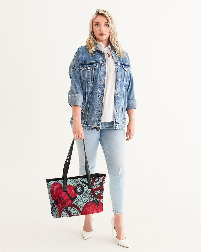 Love, Peace, Teach Stylish Tote