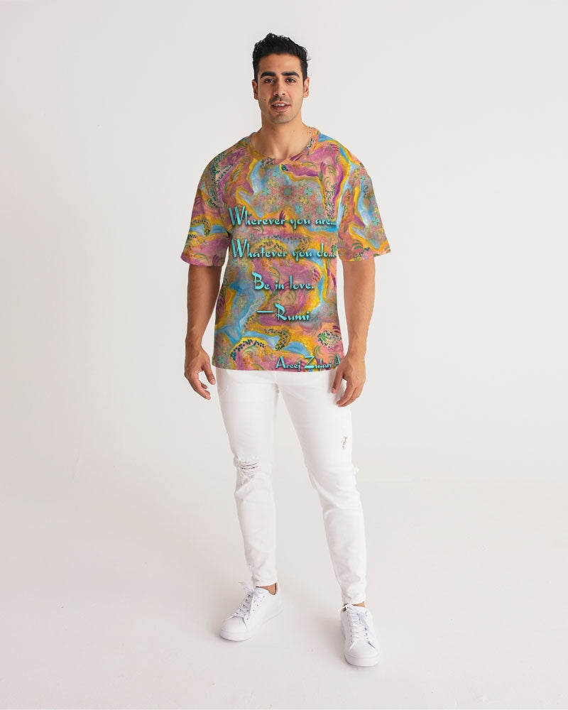 Around the world Men's Premium Heavyweight Tee