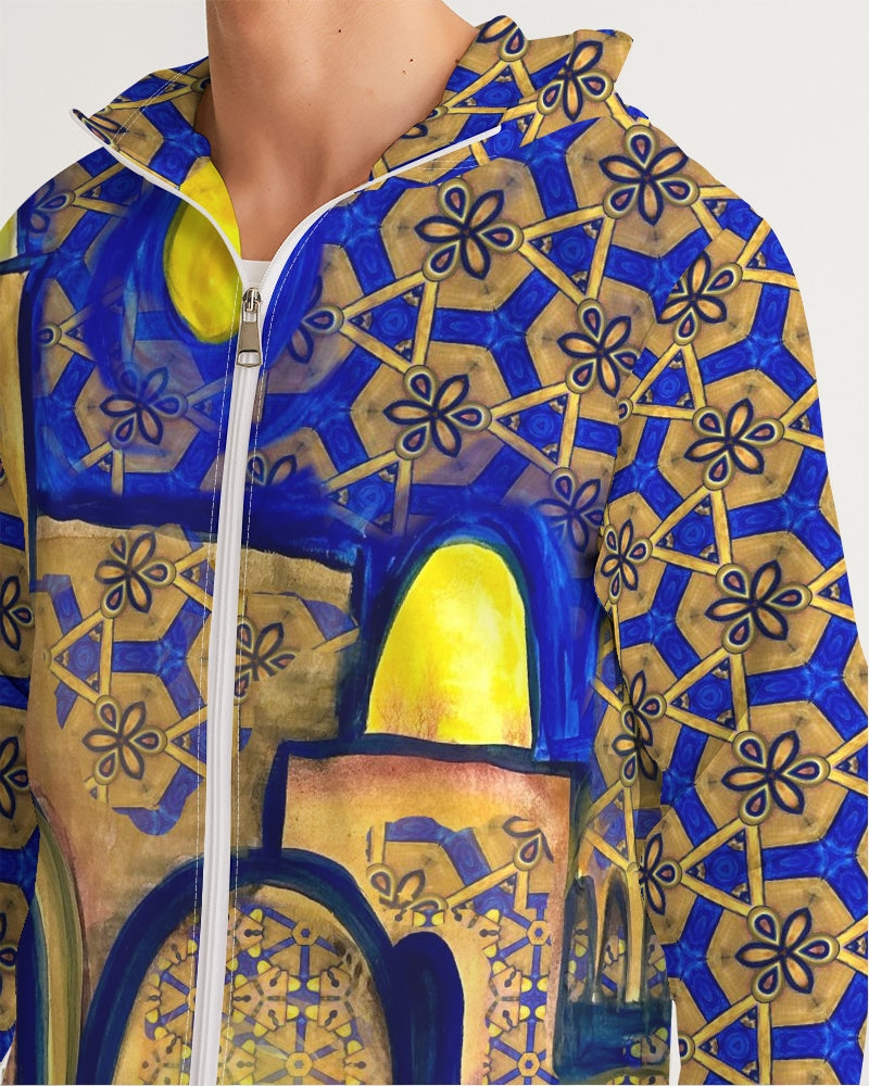 Jerusalem Evening Men's Windbreaker
