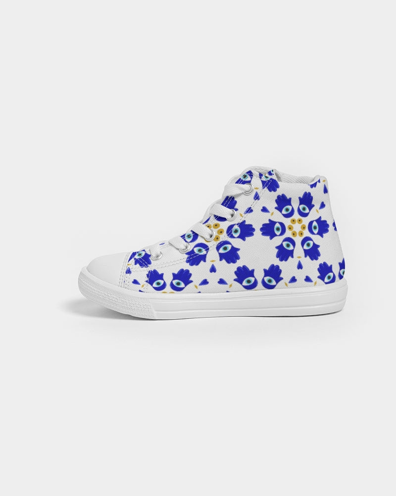 Hamsa - Hand of Fatima Kids Hightop Canvas Shoe