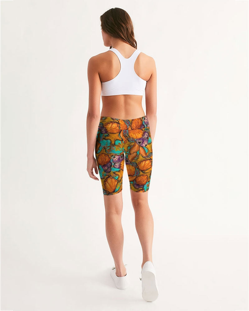 Starfish Women's Mid-Rise Bike Shorts
