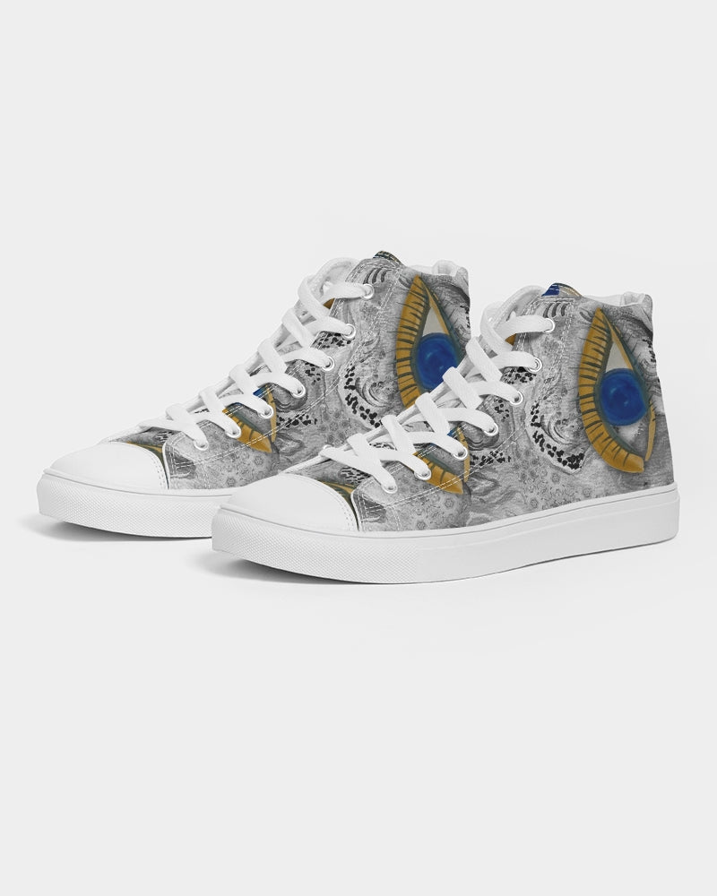 So Much to See Women's Hightop Canvas Shoe