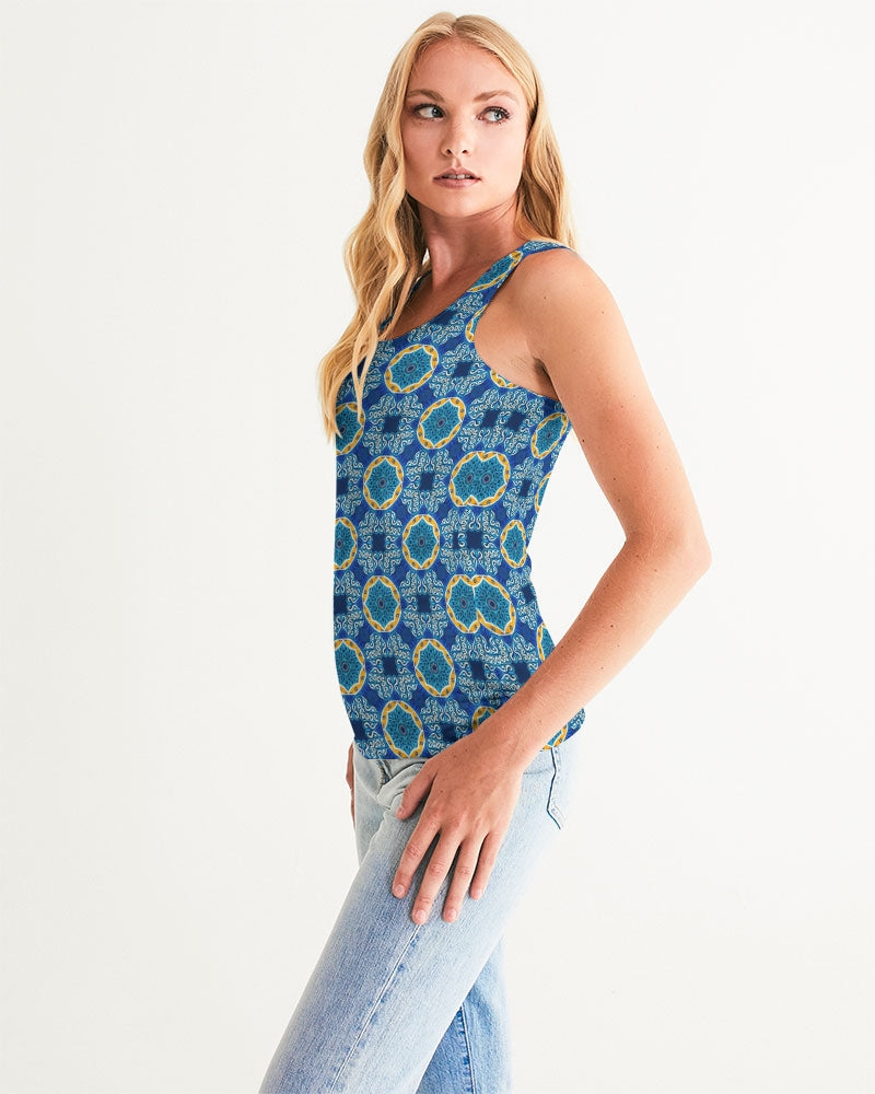 Blue Mosaic Women's Tank