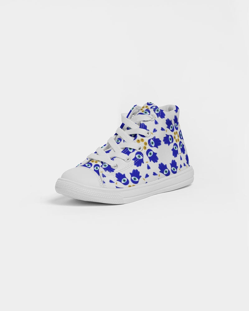 Hamsa - Hand of Fatima Kids Hightop Canvas Shoe
