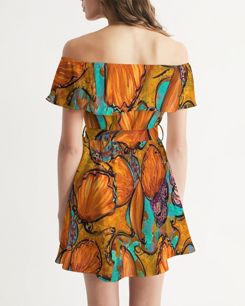 Starfish Women's Off-Shoulder Dress
